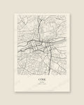 Cork, City Centre — Line art, Print only