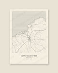 Giant's Causeway, Bushmills, Co. Antrim — Line art, Print only