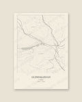 Glendalough, Co. Wicklow — Line art, Print only