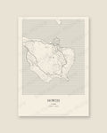 Howth, Co. Dublin — Line art, Print only